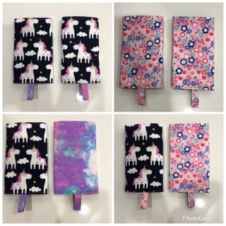 Reversible drool pad carrier protector unicorn design