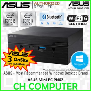 ASUS Mini PC PN62 series PN62-B5019ZT / PN62-B7020ZT Ultracompact mini PC with 10th Gen Intel® Core processor processors
