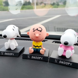 Snoopy Charlie Brown car shake head decorations Kaws car dashboard decoration auto accessorie car accessories (1)