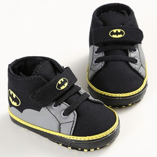 Fashion Baby Shoes Boys Toddler Cartoon Batman Canvas Casual Sneakers