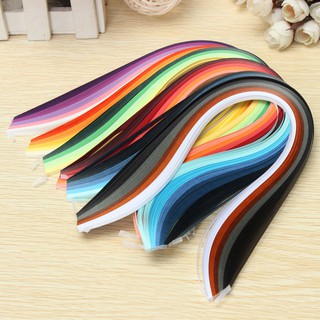 600 Strips 30 Colors Mixed Quilling Paper 3mm*390mm Origami Papercraft DIY Craft