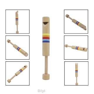 Wood Flute Professional Early Educational Pulling Type Childhood Teaching Musical Instrument