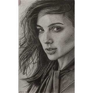Portrait drawing ( black and white )