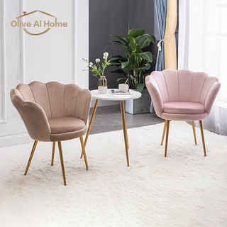 Furniture Chairs Sofa Chair Armchair Nordic Bedroom Lounge Chair Creative Petal 1 Seater Sofa