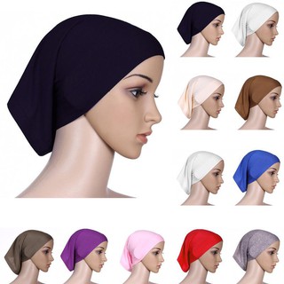 Muslim Headscarf Inner Hijab Caps Wraps Womens Islamic Underscarf Ninja Scarf