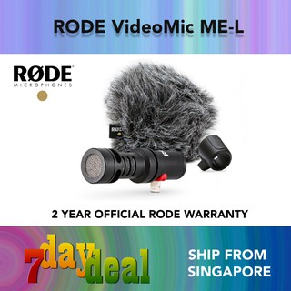 RODE VideoMic ME-L Microphone (For iPhone or iPad with Lightning Connector)