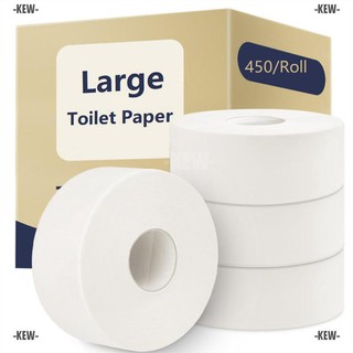 KEAWing ❤ Jumbo Commercial Bathroom Home Roll Toilet Paper Large Tissue 4Ply
