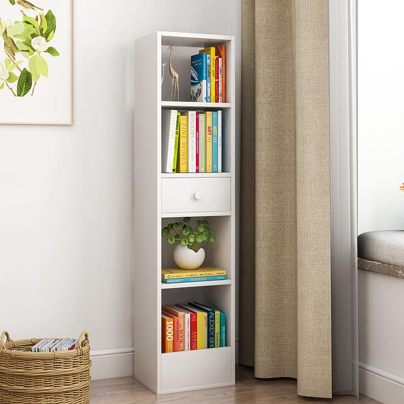 Simple Bookshelf Floor Storage Storage Cabinet Free Combination Lattice Storage Corner Cabinet Multi-function Bookcase