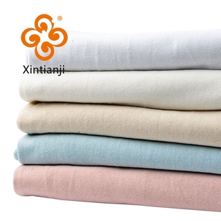 High-quality thick 7s worsted pure cotton fabric pull over not soft but a little coarse like linen F302521 (1)