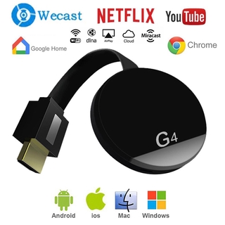 G4 tv stick HDMI Wireless Android IOS anycast miracast Receiver Wifi Dongle mirror Screen streamer for Chromecast 4 Netflix