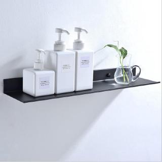 Space aluminum black bathroom shelf 40cm ledge shower shelf bathroom accessories