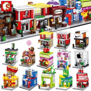Sembo Mini Street Building Blocks Compatible Lego no original box