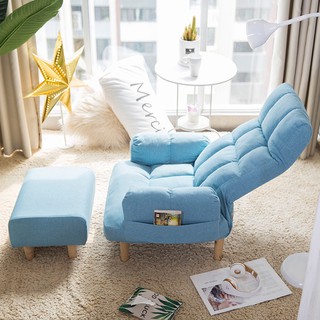 Home bedroom creative room chair single small sofa lying fabric tatami cloth sofa
