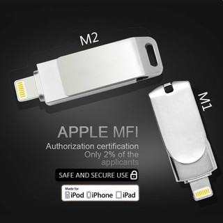 Micro Drive USB Flash Drive Memory Stick Metal Rotate Pendrive For iPhone/PC