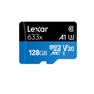 Lexar 128GB 633X 95mbps Micro SD Card for GoPro Insta360 Cameras Phones