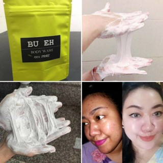 White Face Soap / gebu White Skin / Gout / Acne jeragat / Wash Body whitening facial foam- buy 5 free 1 - (1)