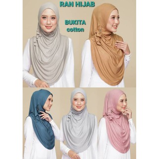 [Shop Malaysia] Cotton Hoods / Hoods For muslimah Laborsaving / sport hijab