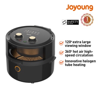 Joyoung Large Visual Air Fryer 5.5L/Window Visualization / Safety Mark/1 Year Warranty