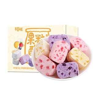百草味 酸奶果粒块 54g Be & Cherry Bai Cao Wei Freeze Dried Fruit Yoghurt Cubes Snack - PNXD[China]