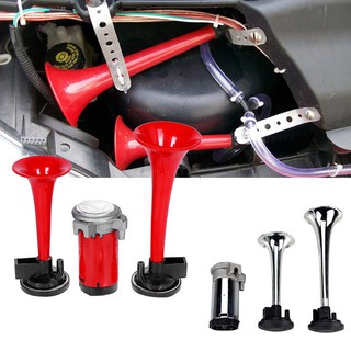 ❉110db Car Air Horn Set 12V Dual Trumpet Vehicle Horn Kit With Compressor Pump