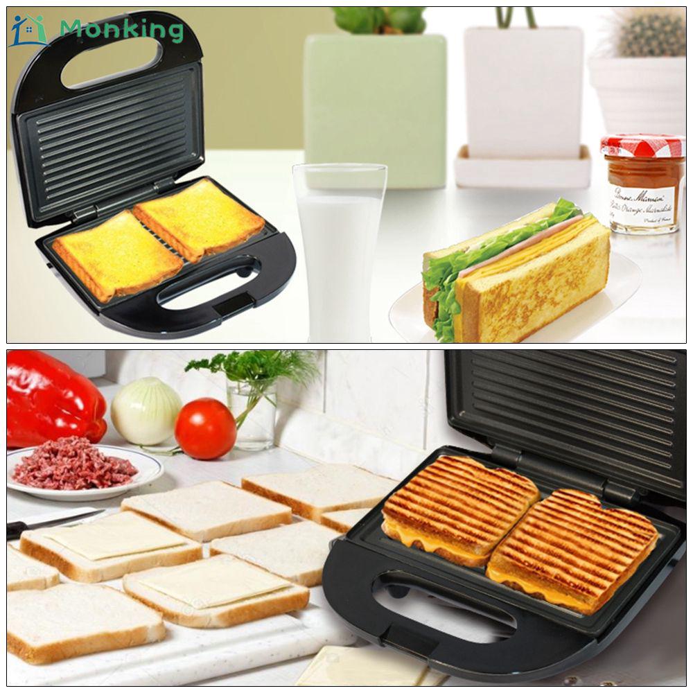 SOKANY Electric Panini Press Sandwich Maker Grill with Nonstick Grids [M] (1)