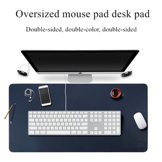 Anticipo Oversized mousepad leather simple dirt-resistant waterproof anti-dirty double-sided available