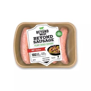 Beyond Meat Sausage Hot Italian (400g x 2) | Plant Based Meat | No Soy | Gluten Free