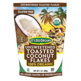 Edward & Sons, Let's Do Organic, 100% Organic Unsweetened Coconut Flakes