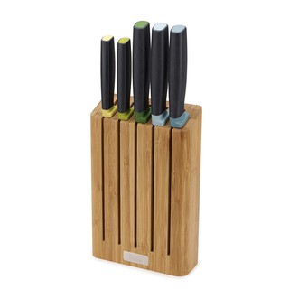 Elevate Knives Bamboo 5pcs Set With Bamboo Block