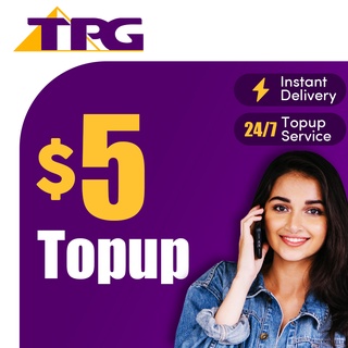 [TPG] $5 Top-up/Telco topup/Mobile topup/eload (Instant Delivery/ 24h Topup Service) 话费充值/电话充值/手机充值