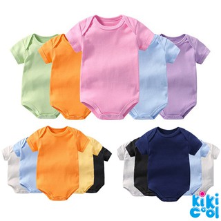 2 PC/Set Baby Infant Newborn Unisex Cotton Short-Sleeve Onesies Bodysuit Romper