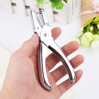 *❤❤ Metal Single Hole Puncher Hand Paper Punch Scrapbooking Punches 6 Pages 3mm