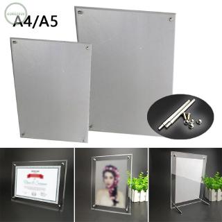 Durable Acrylic Certificate Poster Display Stand A5/A4 Non-toxic Decoration Wedding Pictures Photographs Photo frame