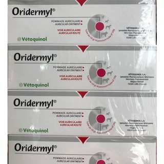 Oridermyl 10g Earring Tube For External Ear Inflammation, Middle Ear Inflammation In Dogs And Cats