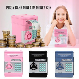 Electronic Pig Bank ATM Password Money Box Cash Coins Saving Box ATM Bank Safe