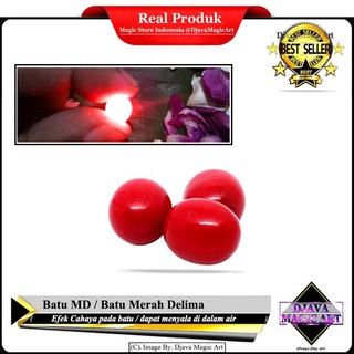 Pomegranate Red Stone - Magic Stone Md - Light Stone Md - Light Up In Water - Wholesale Djava Art