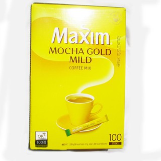 MAXIM MOCHA GOLD MILD COFFEE MIX 100PKS