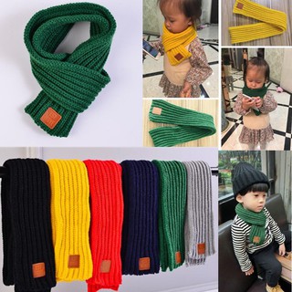 knitted scarves boy girl fashion toddlers Infant baby kids warm Scarf