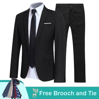 Groom Tuxedos High Guality MenFor Wedding Business Formal Men SuitsGroomsmen Wear (Jacket+Pants) Free Gift Tie 6XL