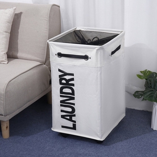 Rectangle Foldable Laundry Basket Clothes Storage Washing Hamper