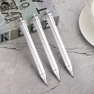 SUQI Writing Instrument Vernier Calipers Pen Unisex Scale Ruler Ballpoint Gift Measuring Stationery Rotating Multifunctional Write Tool