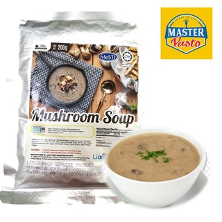 [Shop Malaysia] (HALAL) Master Pasto Mushroom Soup - Value Pack【经济包 - 蘑菇汤】200g x 1 PACK