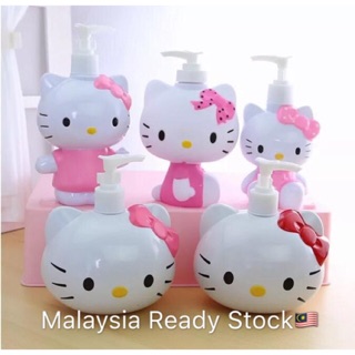 [Shop Malaysia] Hello Kitty Shampoo&Shower Gel Storage Bottle Container Perfume Spary Bottle