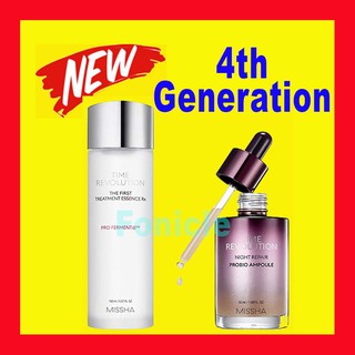 💥 Receive in 1 day ! 💥 4TH GENERATION Missha Time Revolution Treatment Essence RX Night Repair Probio Ampoule
