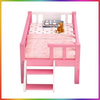 Warm Children's bed single bed princess bed widened bed stitching bed side bed kid bed with guardrail