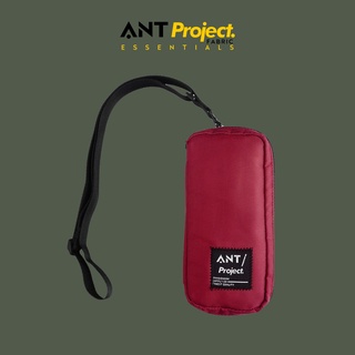 Ant PROJECT - Hanging Neck Wallet AVICII Maroon With Phone Pocket