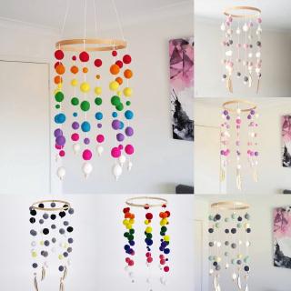 Baby Hanging Beads Mobile Rattle Newborn Wind Chimes Bell Toys Kids Room Decoration Child Crib Holder Rattles Ornaments