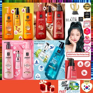 [Mise en Scene]NEW💝KOREA HAIR💝Perfect Serum Original Super Rich Styling Rose Perfume Coco Water Serum Conditioner Shampoo 80ml 680ml KOREA cosmetics Scalp Aging Care DAMEAGE