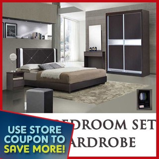 Modern 5Pcs Bedroom Set Deal With FREE Mattress Limited Time Sale