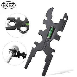 EKEZ Multifunctional Faucet Wrench Adjustable Sink Installation Repair Tool Multifunction Tap Backnut Spanner Basin for Bathroom Kitchen Toilet Bowl Sink Faucet